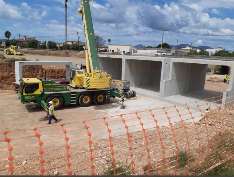 Comencen les obres per a aixecar el pont que connectarà les barriades de Palma i Marratxí separades pel Torrent Gros