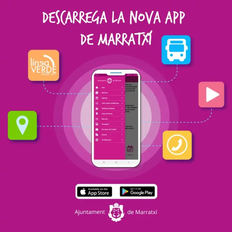 L’Ajuntament de Marratxí actualitza l’app municipal per integrar diferents serveis a la ciutadania