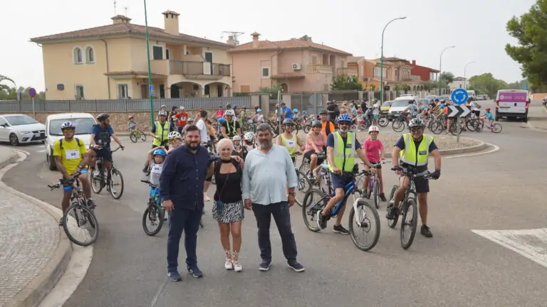 Èxit a la Ruta Ciclista Familiar de Marratxí per la Setmana de la Mobilitat