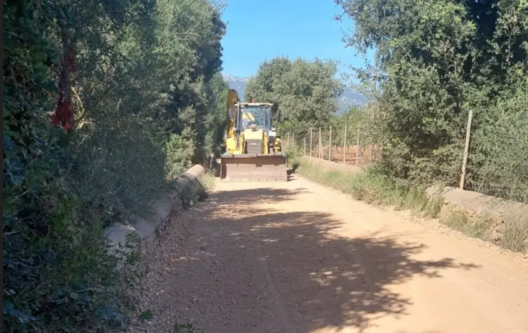 Medio Ambiente inicia un programa de reparación de caminos rurales con la mejora del Camí de Muntanya y un tramo de la Carretera Vieja de Bunyola