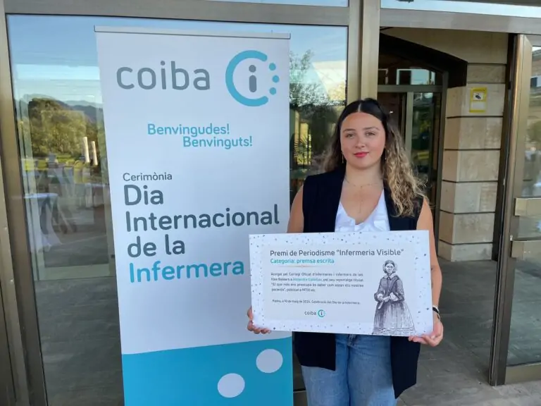 El Colegio Oficial de Enfermería de las Islas Baleares otorga a la periodista Alejandra Cañellas el Premio Periodismo Enfermería Visible