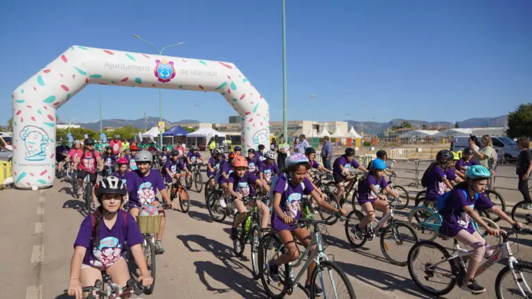 800 alumnos celebran en Marratxí la VI Diada Ciclista